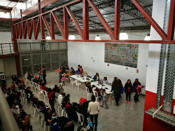 El Galpón, centro comunitario de la Villa 31, en Buenos Aires El Galpón, centro comunitario de la Villa 31, en Buenos Aires - Sputnik Mundo