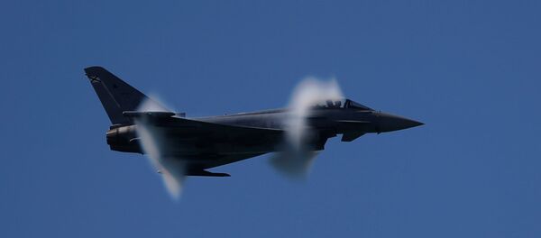 Un Eurofighter del Ejército del Aire de España (archivo) - Sputnik Mundo