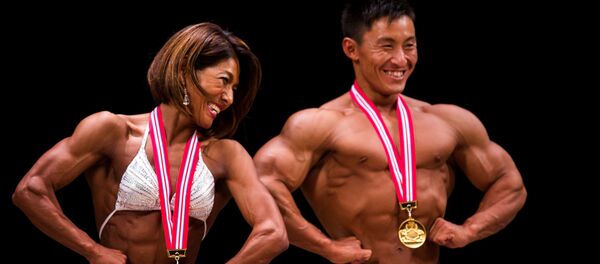 ¡Que te sirva de motivación! Las y los mejores culturistas de Japón - Sputnik Mundo