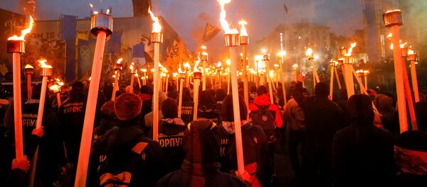 Marcha de nacionalistas en Kiev - Sputnik Mundo