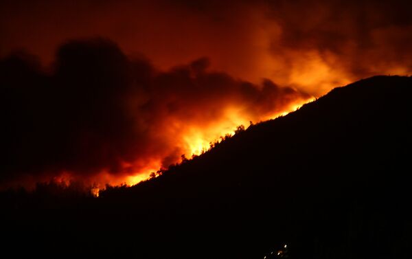 Incendios en Galicia en octubre de 2017 Incendios en Galicia en octubre de 2017 - Sputnik Mundo