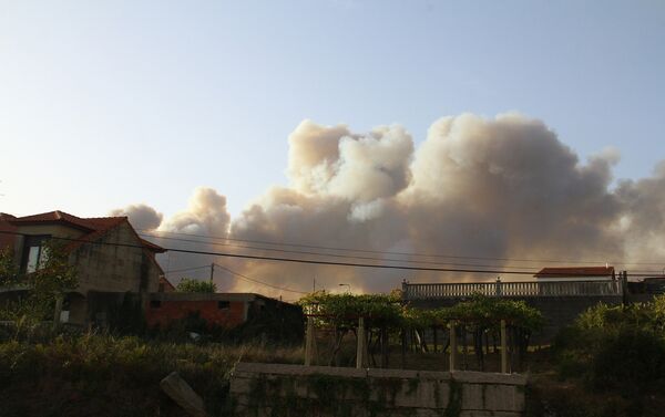 Los incendios consumen Galicia desde el día 15 de octubre Los incendios consumen Galicia desde el día 15 de octubre - Sputnik Mundo