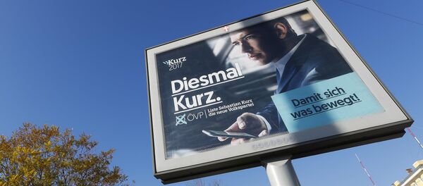 Campaña electoral de Sebastian Kurz, líder del partido cristiano-demócrata Partido del Pueblo - Sputnik Mundo