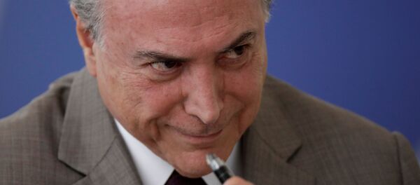 Michel Temer, presidente de Brasil - Sputnik Mundo