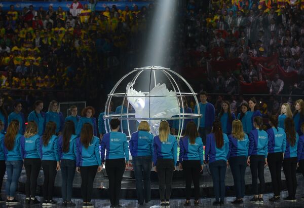 Ceremonia de apertura del XIX Festival Mundial de la Juventud y los Estudiantes  - Sputnik Mundo