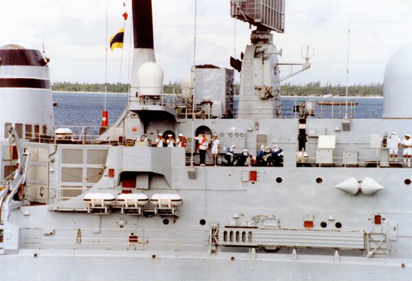 El HMS Sheffield en febrero de 1982. - Sputnik Mundo
