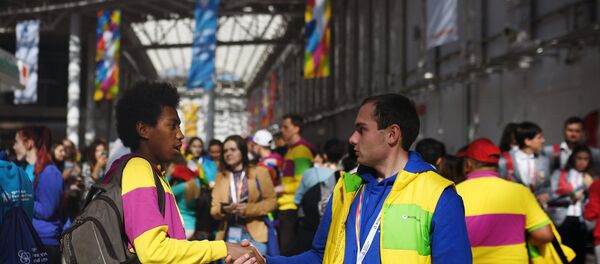 Los participantes del Festival de la Juventud y los Estudiantes en Sochi - Sputnik Mundo