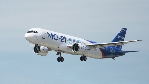 El nuevo avión ruso MC-21 - Sputnik Mundo