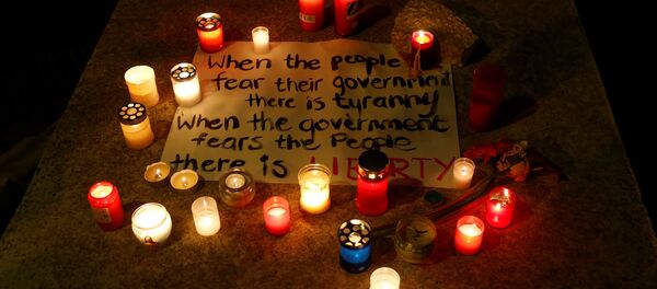 Homenaje a la periodista asesinada Daphne Caruana Galizia - Sputnik Mundo