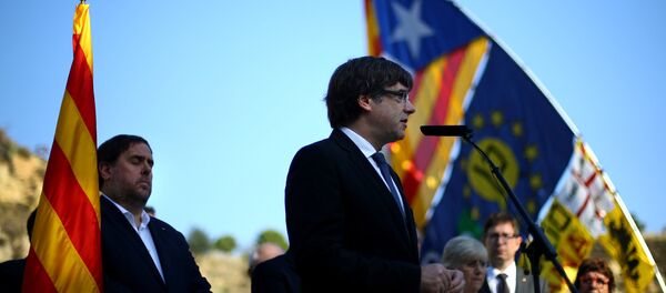 Carles Puigdemont, el presidente catalán - Sputnik Mundo