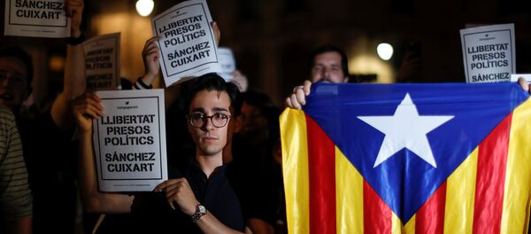 La petición de liberar Jordi Cuixart y Jordi Sànchez acusados de sedición - Sputnik Mundo
