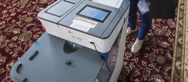 Una urna electrónica - Sputnik Mundo