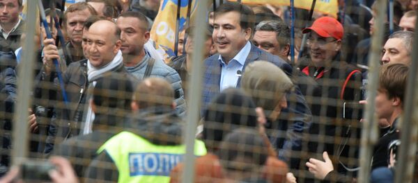 Partidarios de Saakashvili Partidarios de Saakashvili - Sputnik Mundo