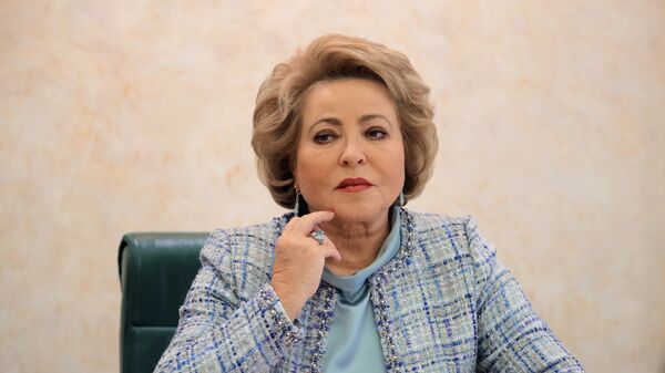 Valentina Matvienko, presidenta del Consejo de la Federación de Rusia - Sputnik Mundo