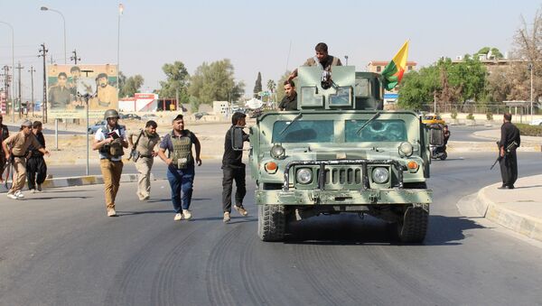 Los peshmerga en la ciudad de Kirkuk (archivo) - Sputnik Mundo