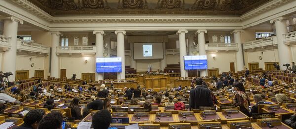La 137ª Asamblea de la UIP en San Petersburgo - Sputnik Mundo