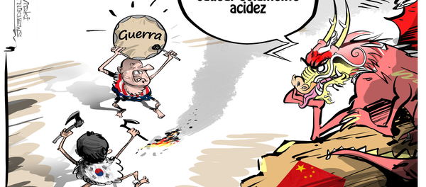 China, el 'blanco' principal de las maniobras de EEUU y Corea del Sur - Sputnik Mundo