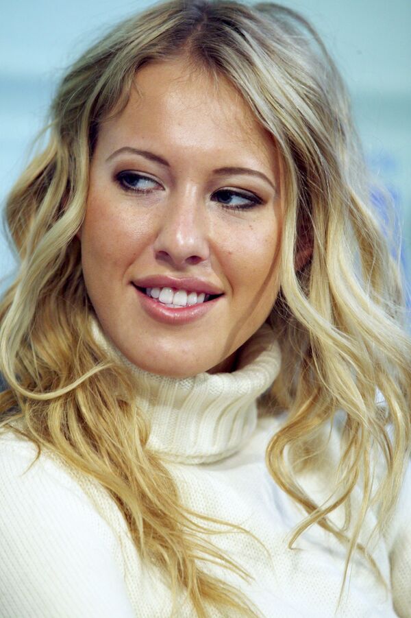 La presentadora rusa Ksenia Sobchak - Sputnik Mundo