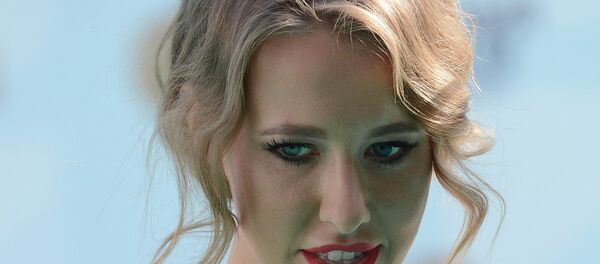 La presentadora Ksenia Sobchak - Sputnik Mundo