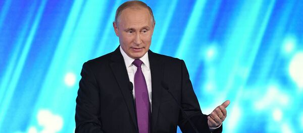 Vladímir Putin, presidente ruso durante su discurso en la clausura de la 14ª sesión del Club Valdái - Sputnik Mundo