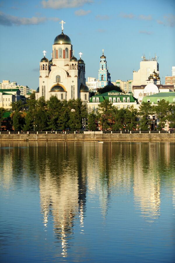 La Iglesia sobre la sangre de Ekaterimburgo La Iglesia sobre la sangre de Ekaterimburgo - Sputnik Mundo