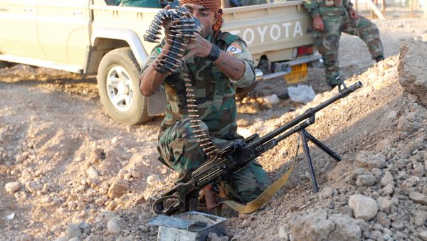 Los peshmerga en la ciudad de Kirkuk (archivo) Los peshmerga en la ciudad de Kirkuk (archivo) - Sputnik Mundo