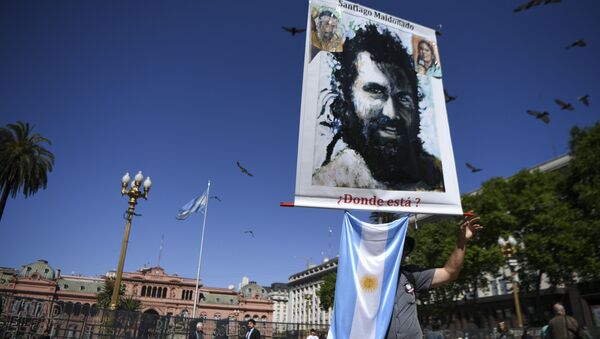 Un retrato de Santiago Maldonado - Sputnik Mundo