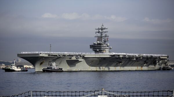 El portaviones USS Ronald Reagan - Sputnik Mundo