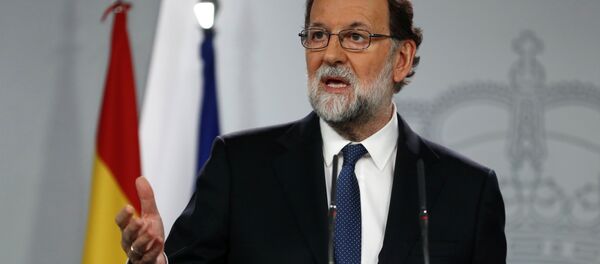 El presidente del Gobierno español, Mariano Rajoy - Sputnik Mundo