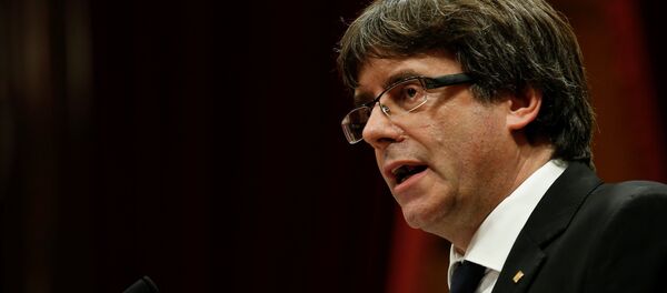 Carles Puigdemont, presidente del Gobierno catalán - Sputnik Mundo
