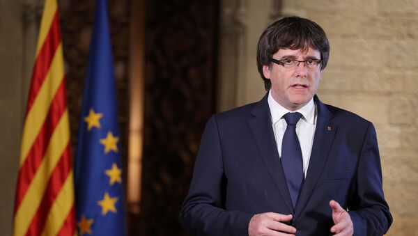 Carles Puigdemont, expresidente del Gobierno de Cataluña - Sputnik Mundo