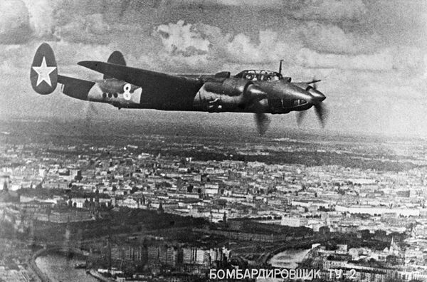 Copia de la foto del bombardero Tu-2 del archivo del Museo de las Fuerzas Aéreas en Mónino - Sputnik Mundo