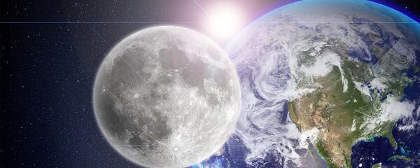 La Luna, la Tierra y el Sol (imagen referencial) - Sputnik Mundo