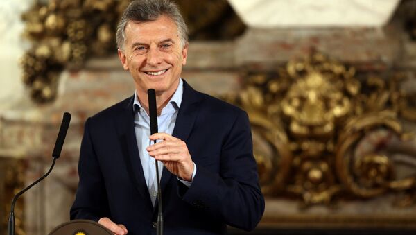 Mauricio Macri, presidente de Argentina - Sputnik Mundo