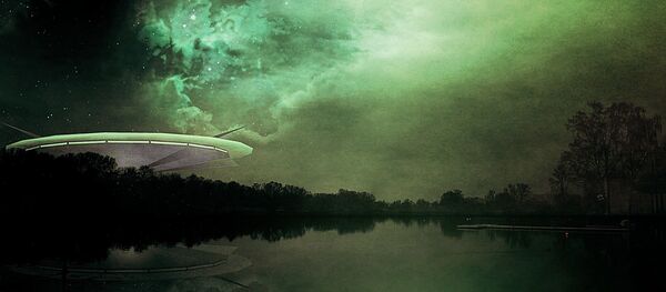 Una nave alienígena (ilustración) Una nave alienígena (ilustración) - Sputnik Mundo