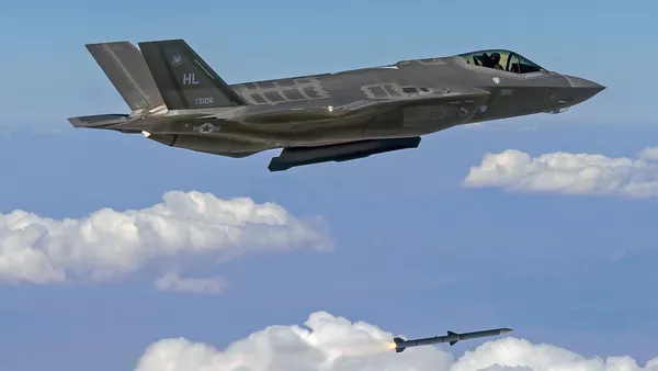 Avión de caza estadounidense F-35