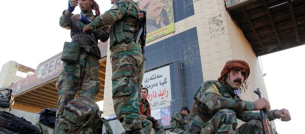 Los kurdos peshmerga en Kirkuk - Sputnik Mundo