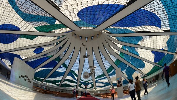 La Catedral de Brasilia, una de las obras emblemáticas de Oscar Niemeyer - Sputnik Mundo