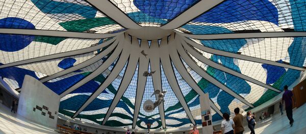 La Catedral de Brasilia, una de las obras emblemáticas de Oscar Niemeyer - Sputnik Mundo