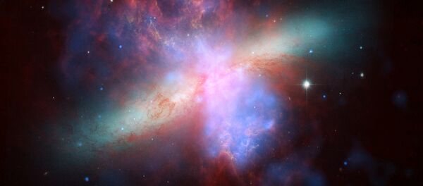 Una galaxia (imagen referencial) - Sputnik Mundo