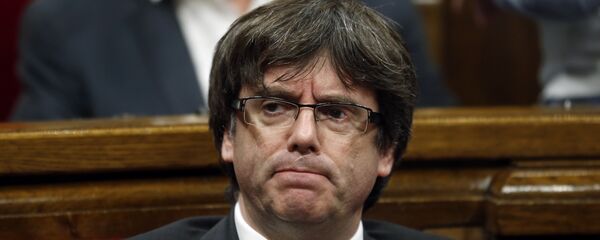 Carles Puigdemont, presidente del Gobierno catalán - Sputnik Mundo