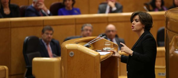 Soraya Sáenz de Santamaría, la vicepresidenta del Gobierno español Soraya Sáenz de Santamaría, la vicepresidenta del Gobierno español - Sputnik Mundo