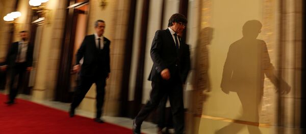 Carles Puigdemont, presidente de la Generalitat de Cataluña - Sputnik Mundo