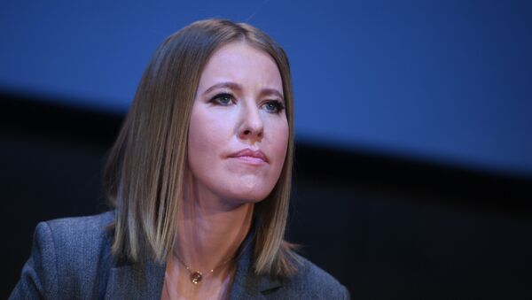 Ksenia Sobchak, periodista y presentadora de televisión, candidata presidencial (archivo) - Sputnik Mundo