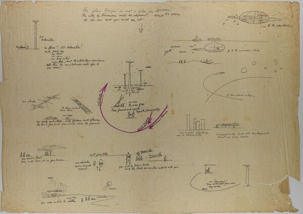 Croquis de la ciudad de mañana proyectada por Niemeyer en Rusia en 1963 - Sputnik Mundo