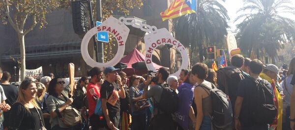 Situación en Barcelona - Sputnik Mundo