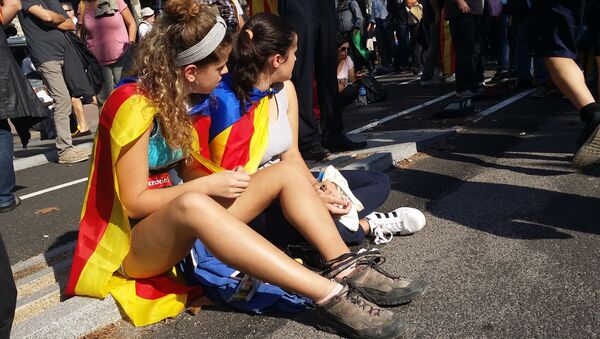 Manifestación en Barcelona - Sputnik Mundo