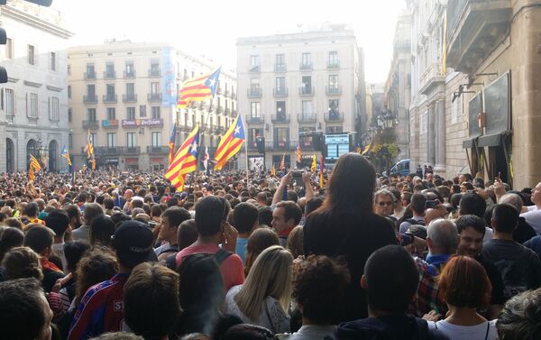 Manifestación en Barcelona - Sputnik Mundo