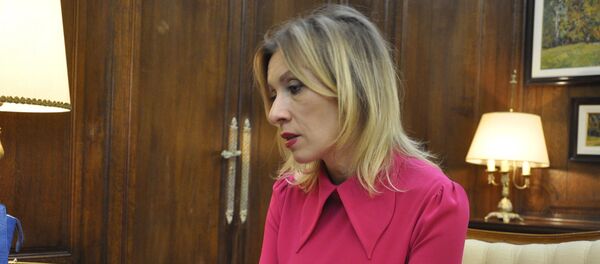 María Zajárova, portavoz oficial del ministerio de Asuntos Exteriores de Rusia - Sputnik Mundo