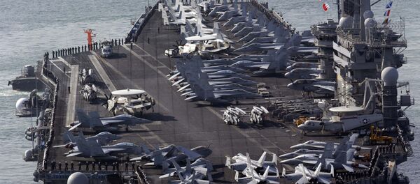 El portaviones estadounidense USS Nimitz (archivo) - Sputnik Mundo